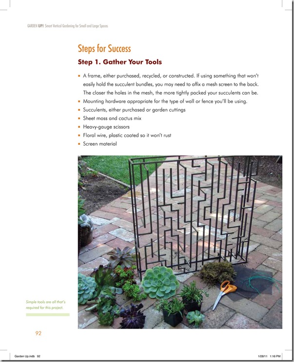 DIY succulent planter photo courtesy of Garden Up!