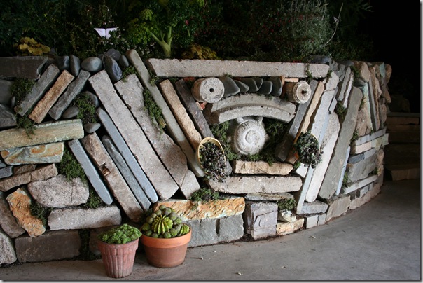 stone wall detail